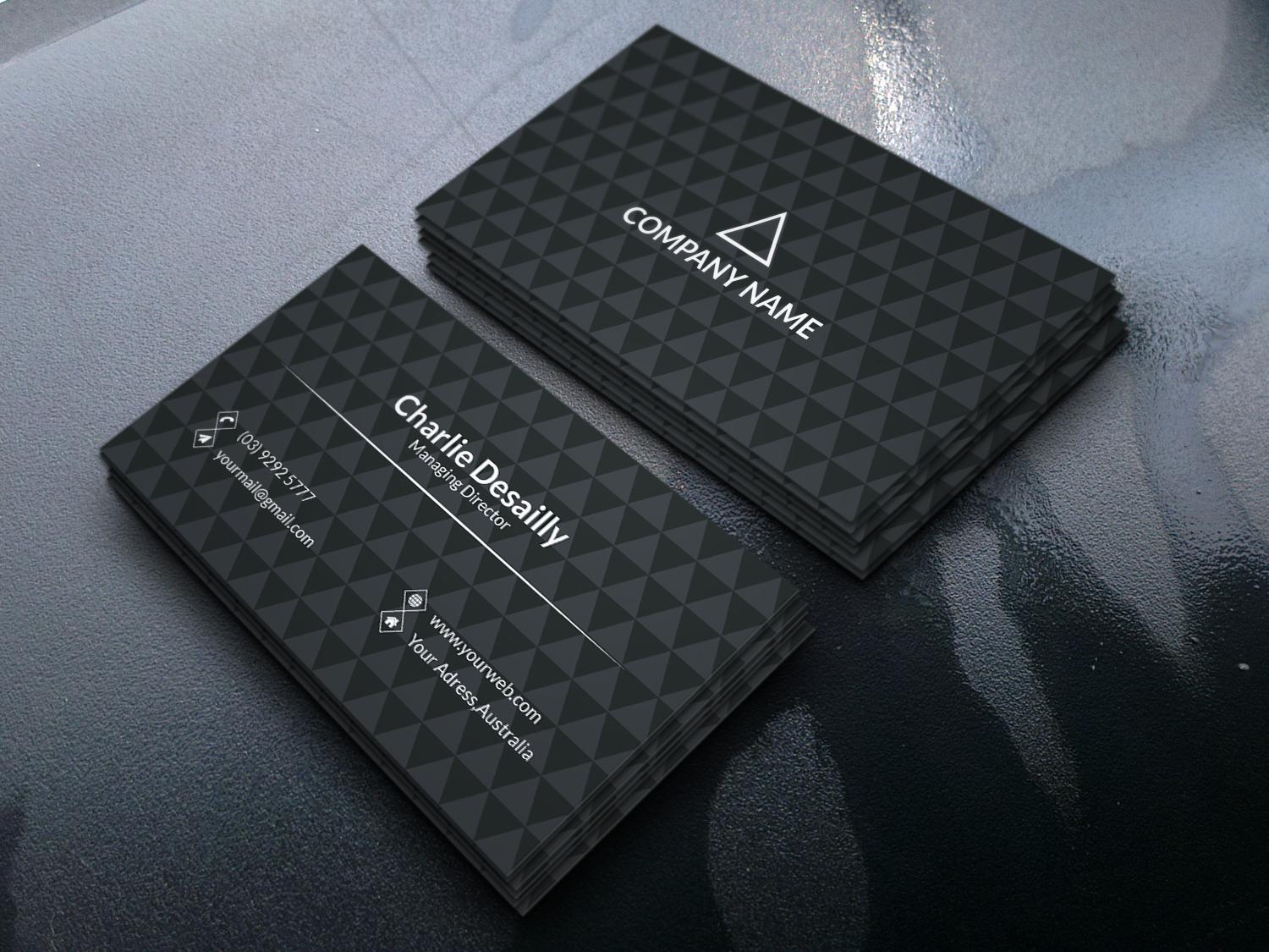 I will design amazing and Minimalist business card for you 