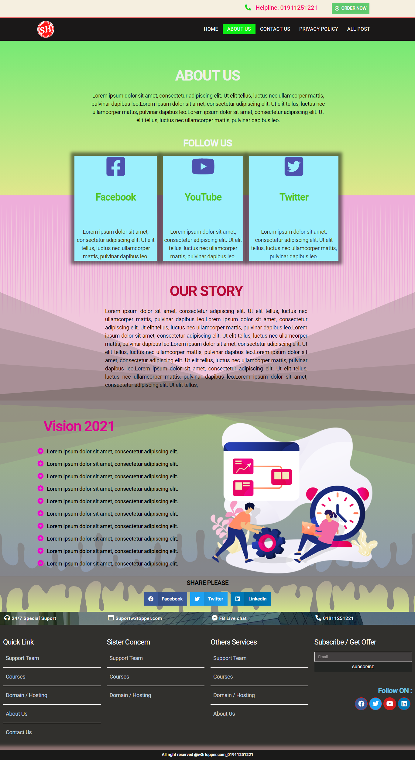 I will create a modern WordPress landing page, WordPress squeeze page, elementor landing page