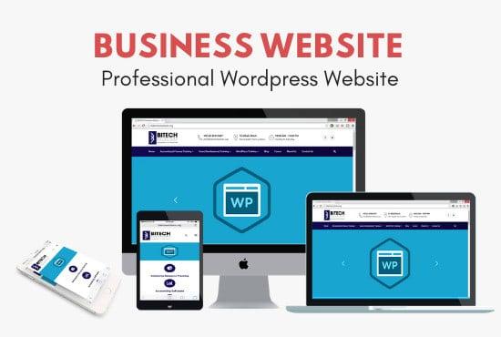 I will create professional and responsive WordPress website, blog site, Woo-Commerce Store 