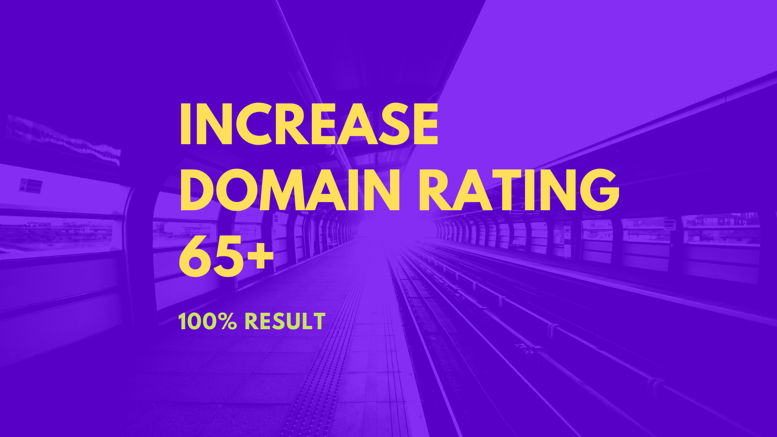 I will Increase ahref Domain Rating 60 plus with manually backlinks 