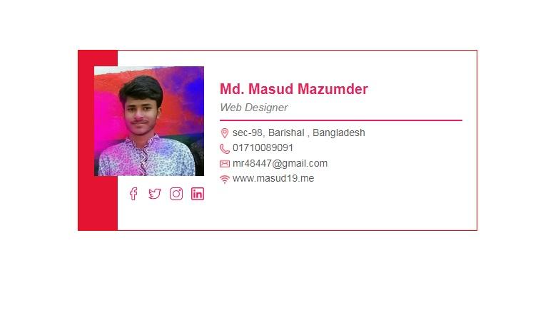 I will provide clickable exclusive email signatures using HTML and CSS