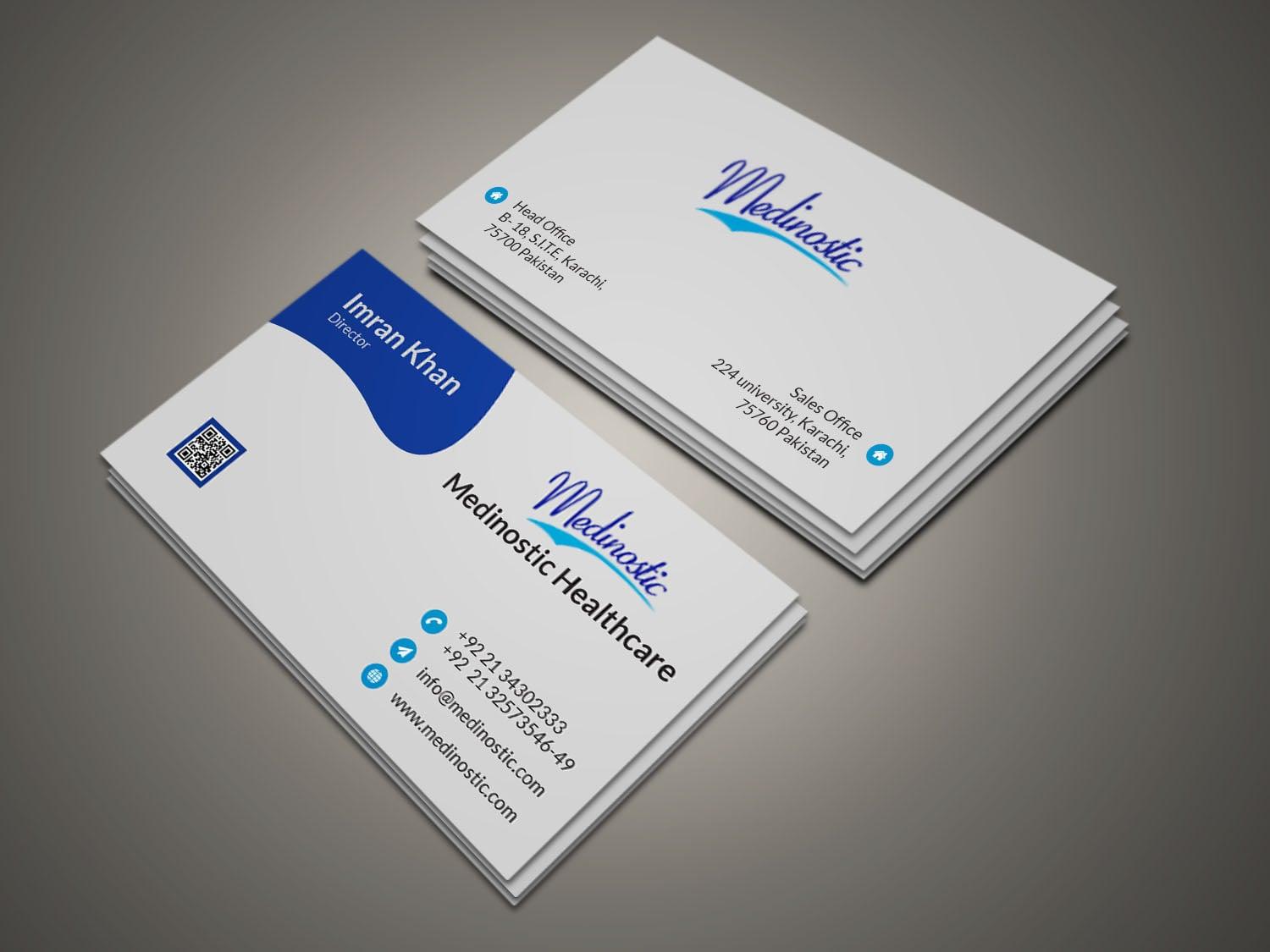 I will do an amazing business card for you.