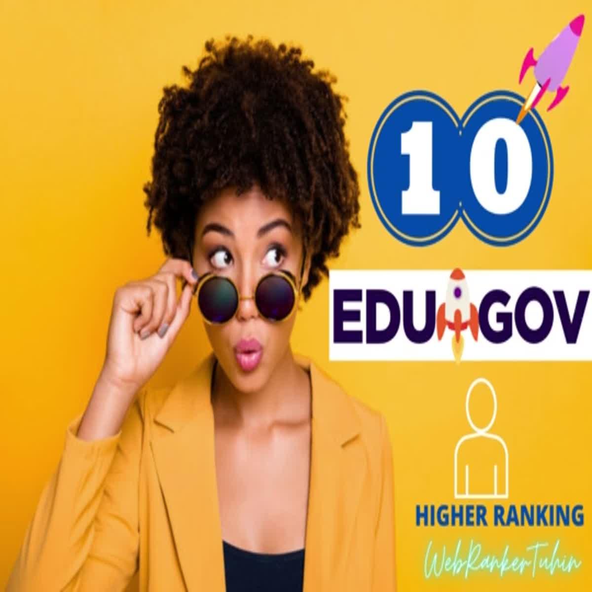 I Will Manually do 10 High Quality EDU GOV Backlink For Your Google Ranking
