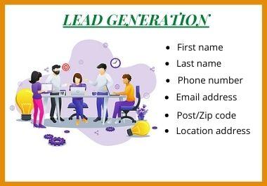 I will collect 100 USA lead for targeted locations.