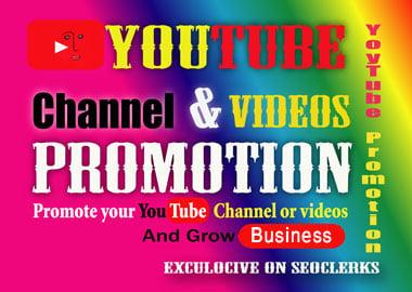 I will do YouTube video promotion on millions of active audience 