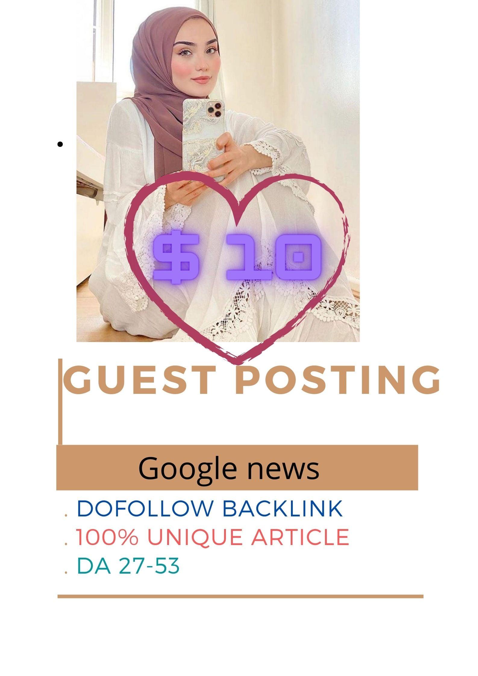 I do guest posting on my websites on a low price