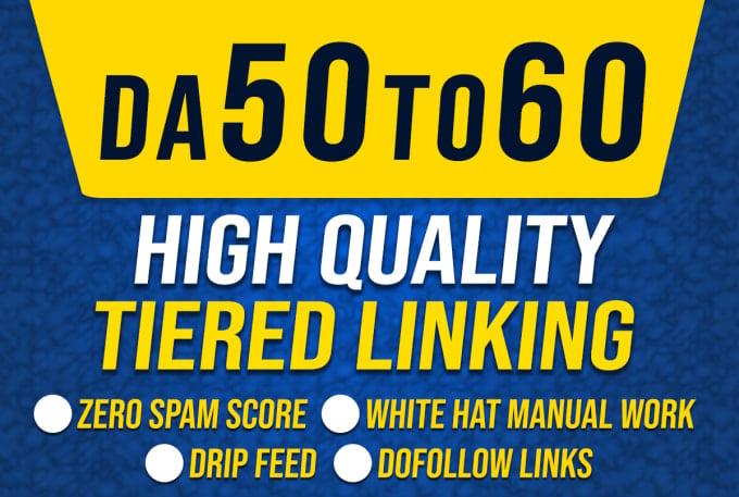 I will build 170 Seo dofollow high da backlinks with tier link building