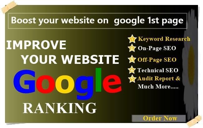 Rank Your Website on Google, SEO Backlinks Manually 30 day