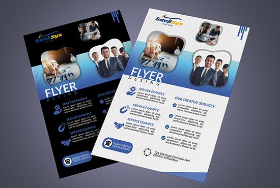  design a professional corporate flyer