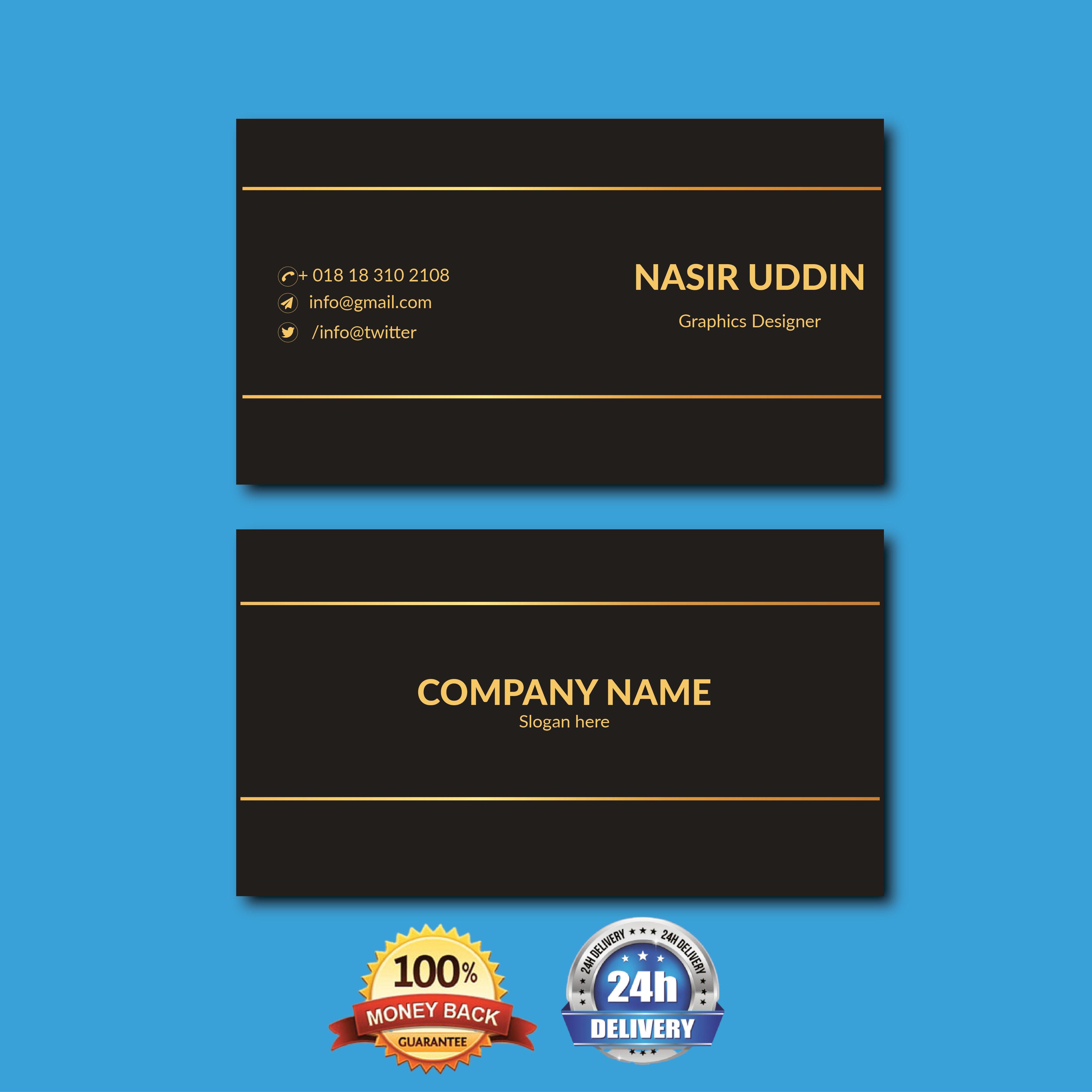 Create an experienced business card design