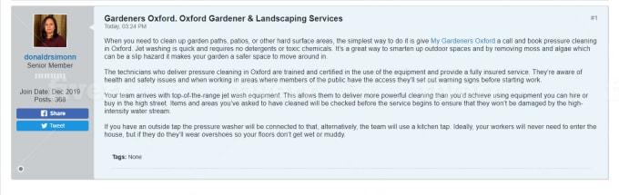 I will do high da 50 plus forum posting backlinks