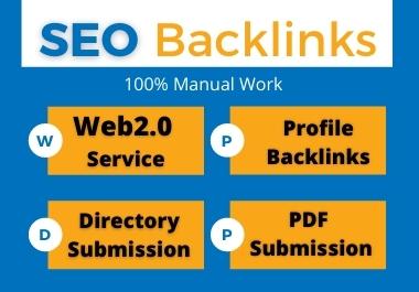 Mixed 120 Backlink Pack service for your link 