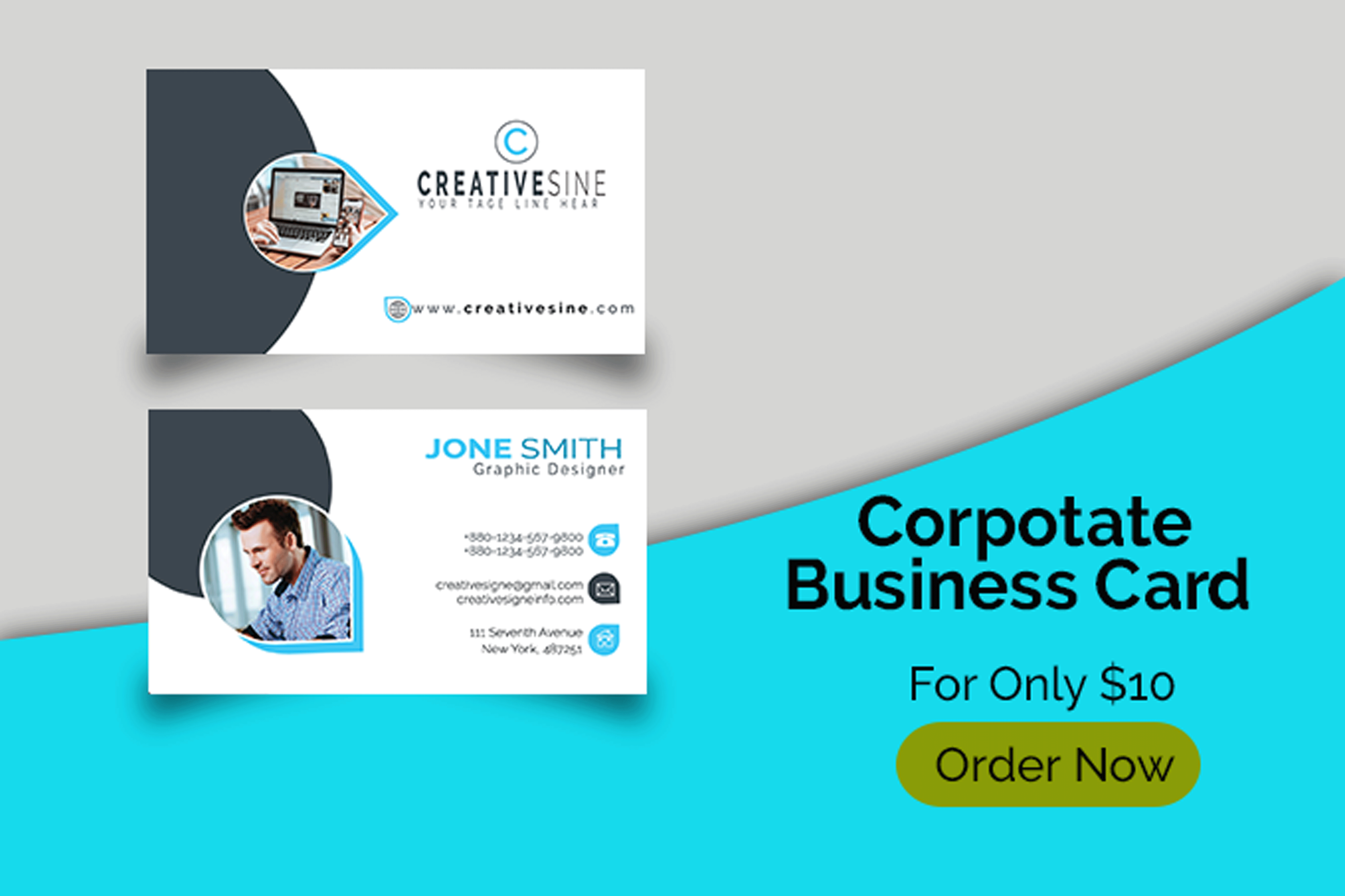 I will design professional business card, id card and stationery