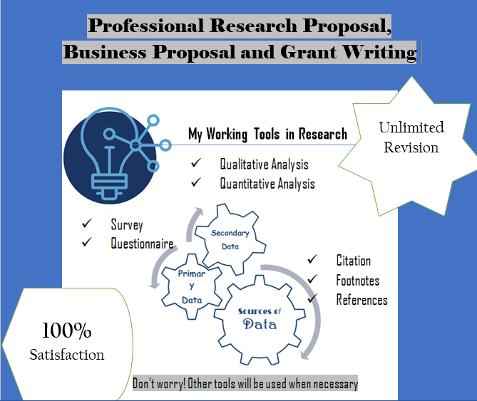 Write Professional Research/Thesis Proposal, Reports, Articles and Reviews