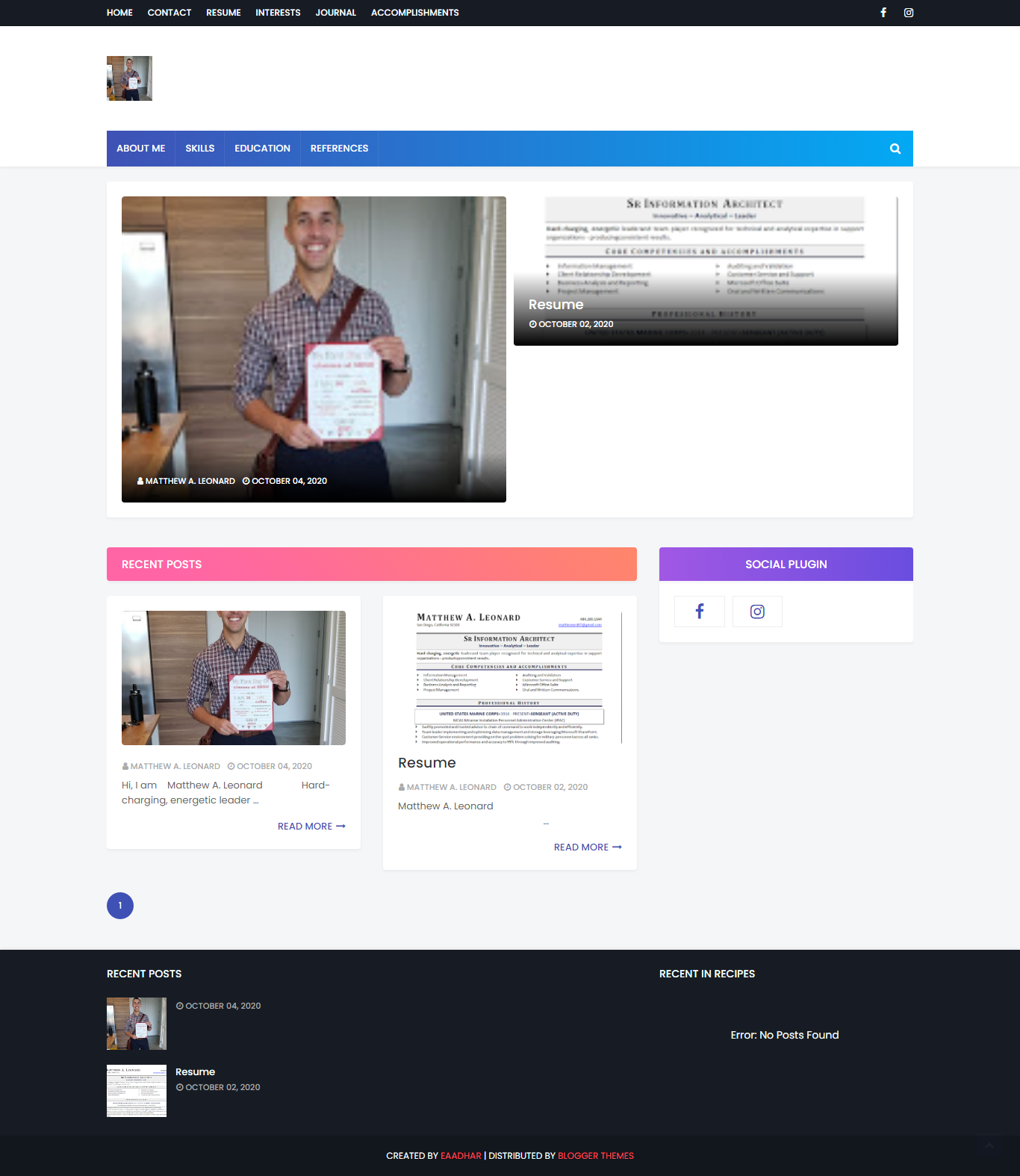 I will create a professional blog for business also personal