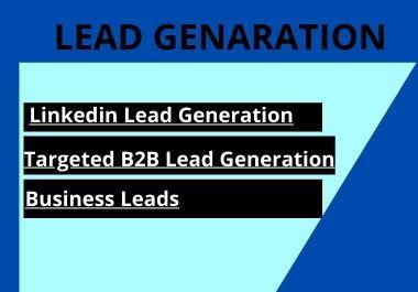 I will do B2B lead generation and valid email list using LinkedIn