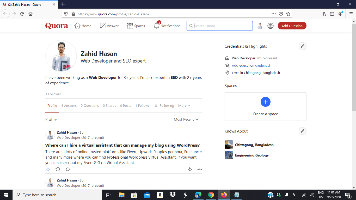 I will provide 20 best quality Quora answers
