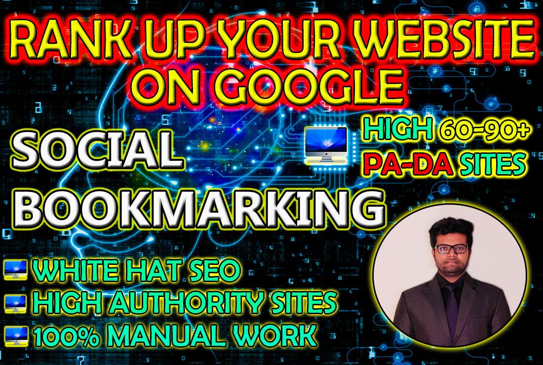 Social Bookmarking on High DA-PA sites