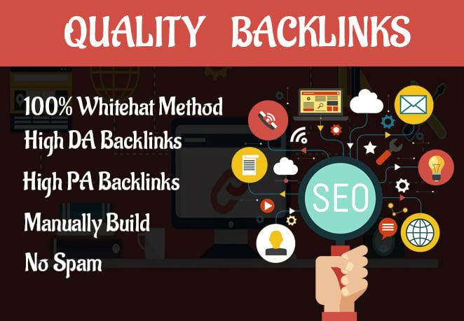 I will provide high quality dofollow SEO backlinks