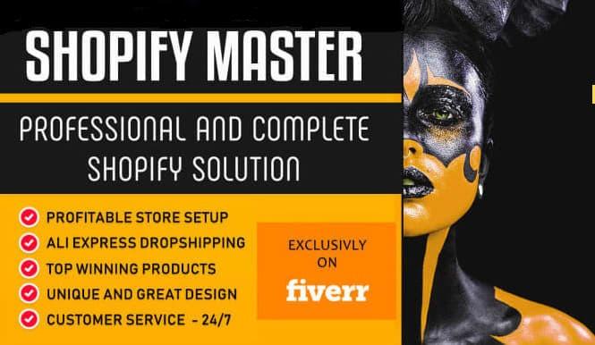 I will design lucrative and advanced shopify store, shopify website or Shopify dropshipping store