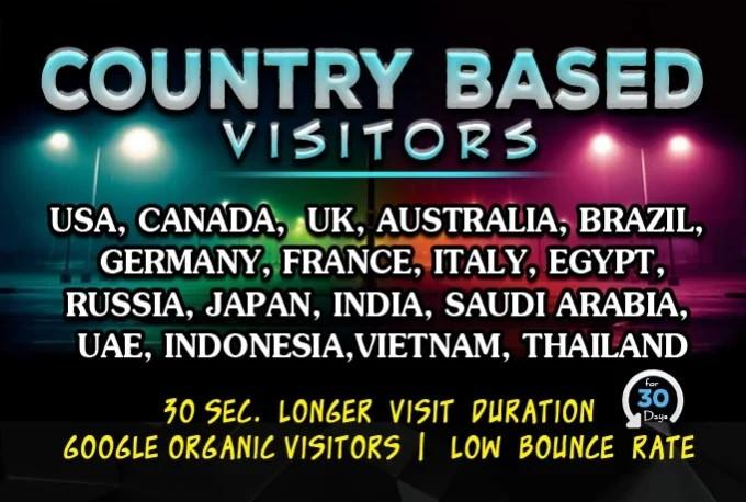 Bring targeted web traffic,visitors from usa,uk