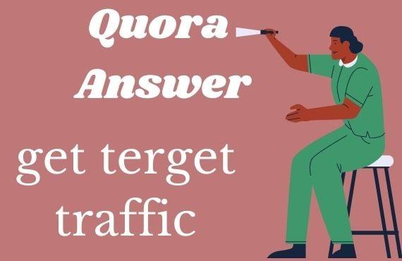 I will Provide 20 HQ Quora backlinks for targeted traffic 