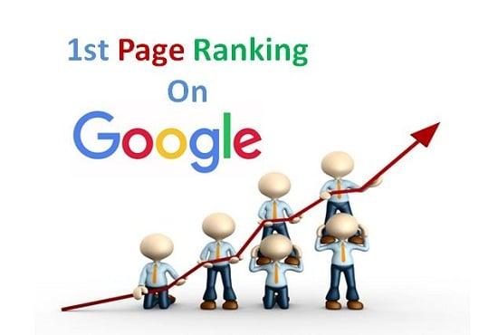 I will do top rank your website on google first page