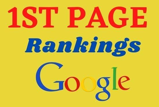I will guaranteed rank your website on google 1st page ranking