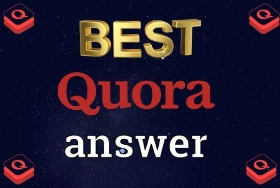 I will Promote your website 20 High quality Quora Answer with your targeted traffic