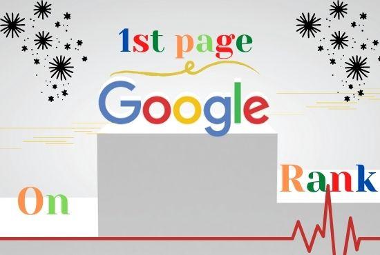  I will do Rank Your Website on Google 1st Page