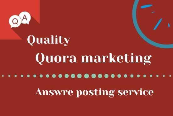 Keyword Related 20 High Quality Quora Answer with URL 