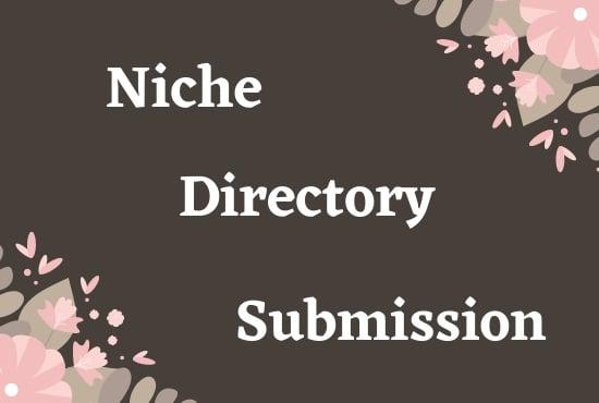 100 Niche Relevant Directory Submissions on High PR Website 