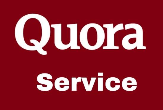 I Will Provide You 20 High Quality Quora Answer