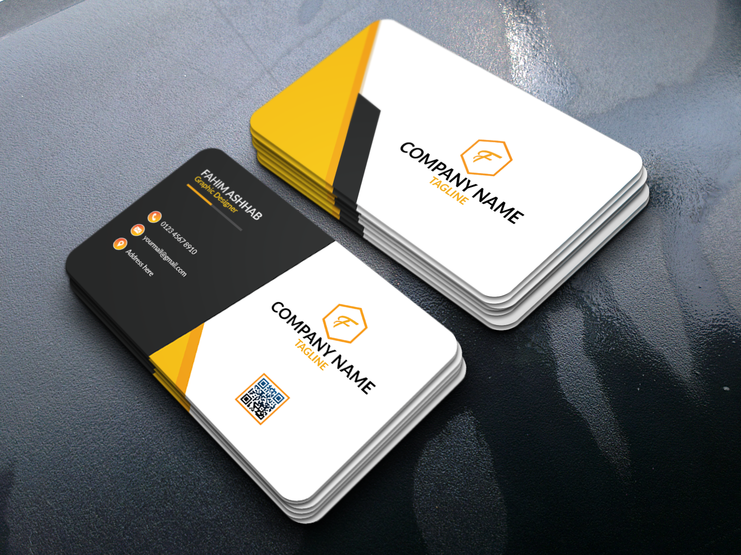 I will do double sided modern business card design in 24 hour