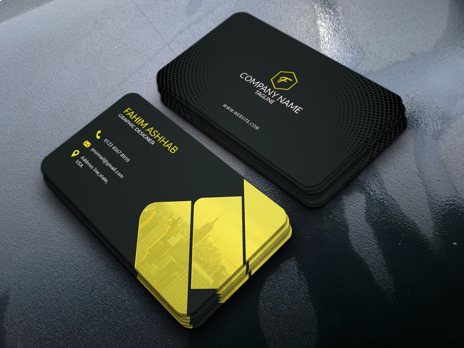 I will do double sided modern business card design in 24 hour