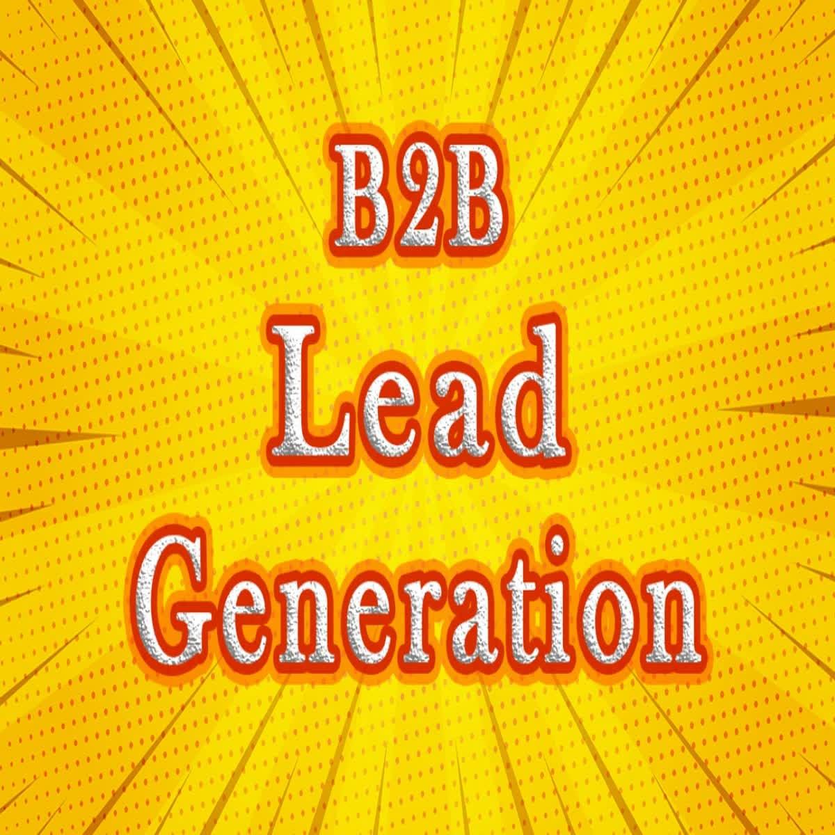 50 B2B Lead Generation from Linkedin & Web Research