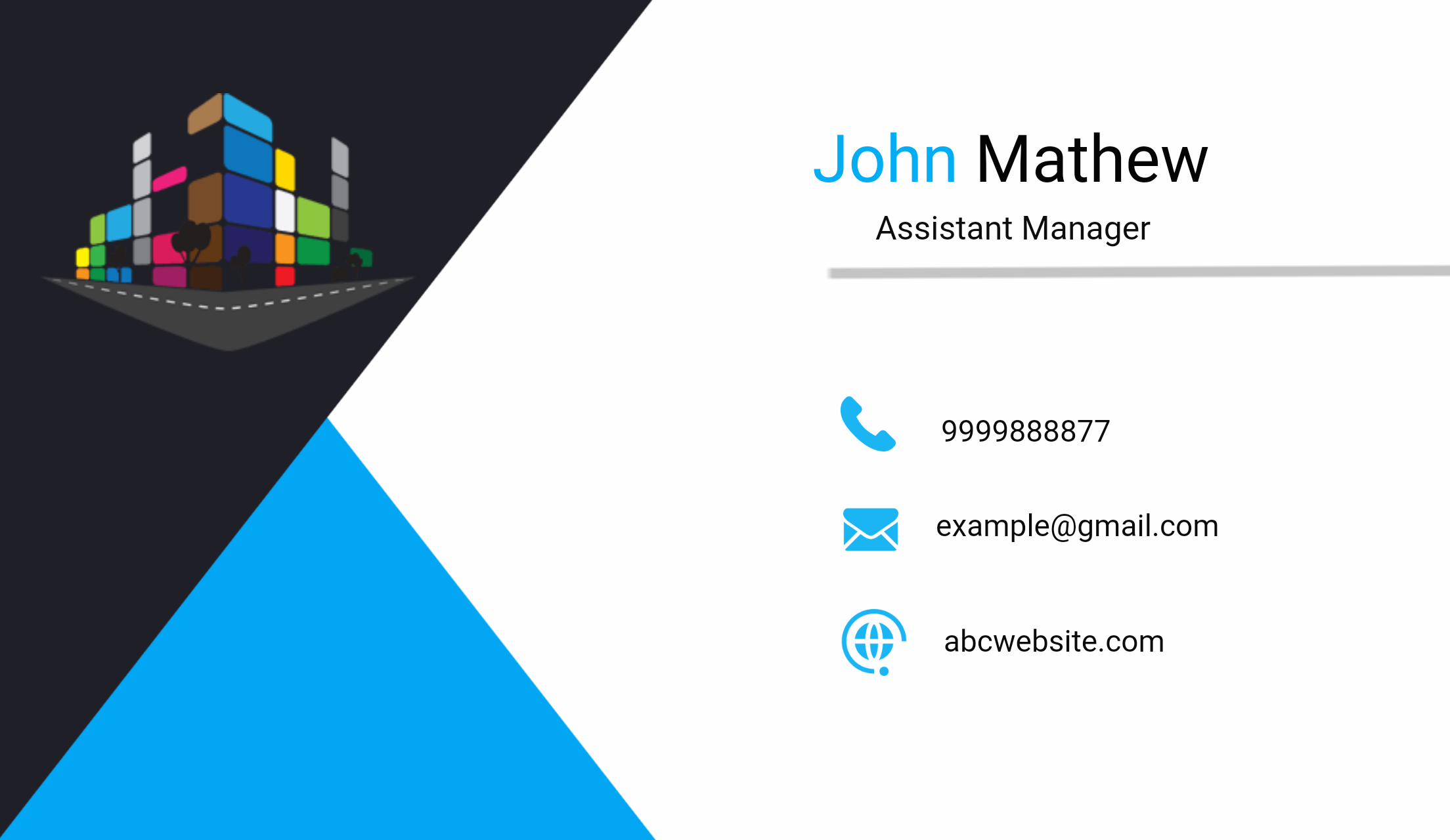 I will get individual design unique Business card&logo ready 