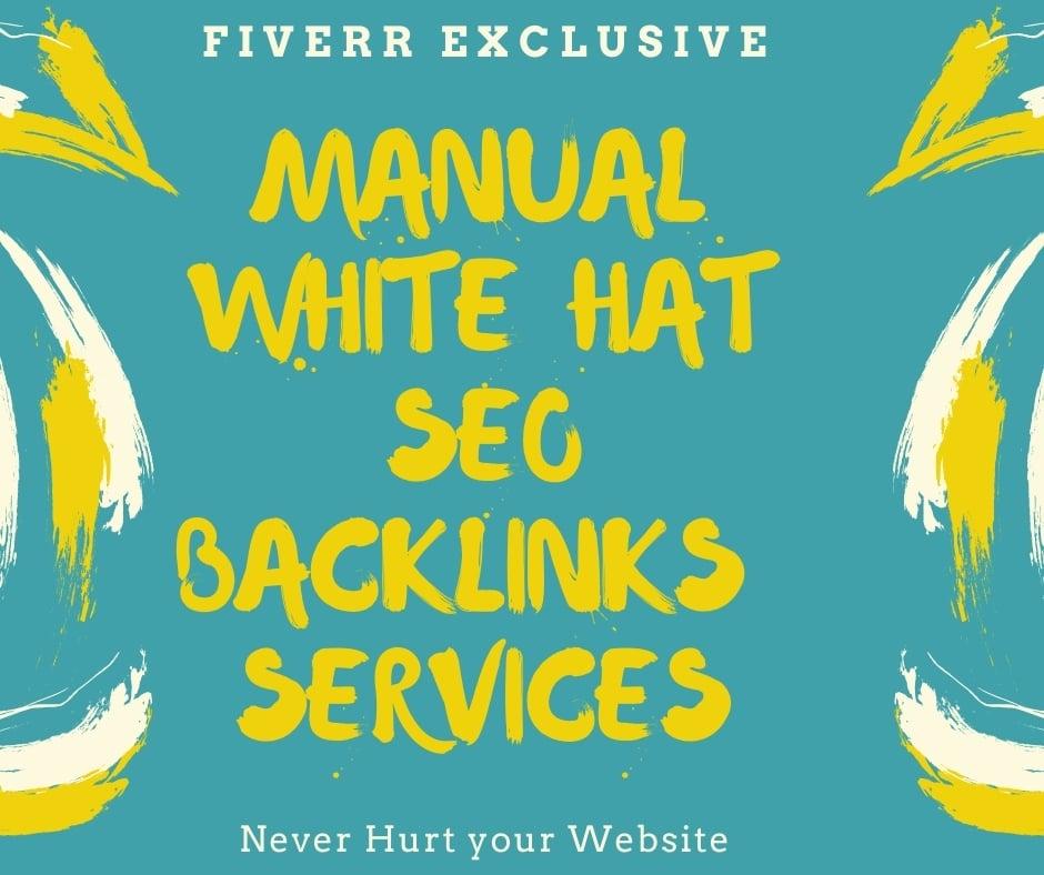 I will do high da manual high quality seo dofollow backlinks services