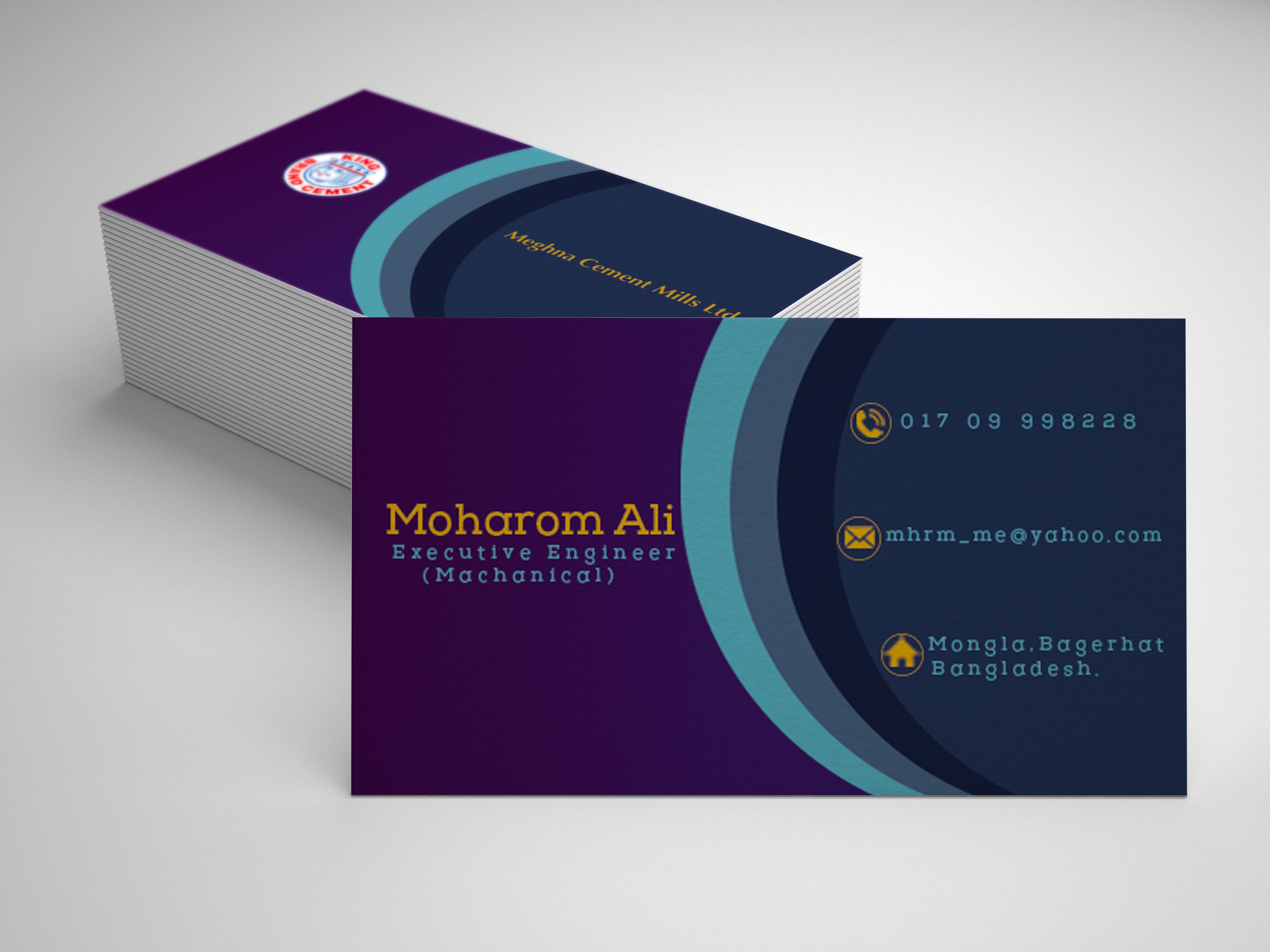 Modern and Corporate business and visiting card . Ready to Print 