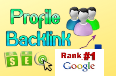 I will Manually High DA/PA 30 Profile Creation & Live Backlinks