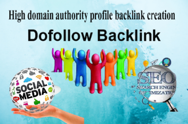 I will Manually High DA/PA 30 Profile Creation & Live Backlinks