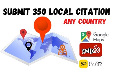 I will DO 50 Local Citation for USA,UK,CANADA.