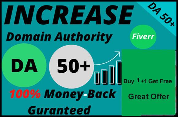 I will increase Moz Domain Authority Moz DA 50 Plus White Hat SEO