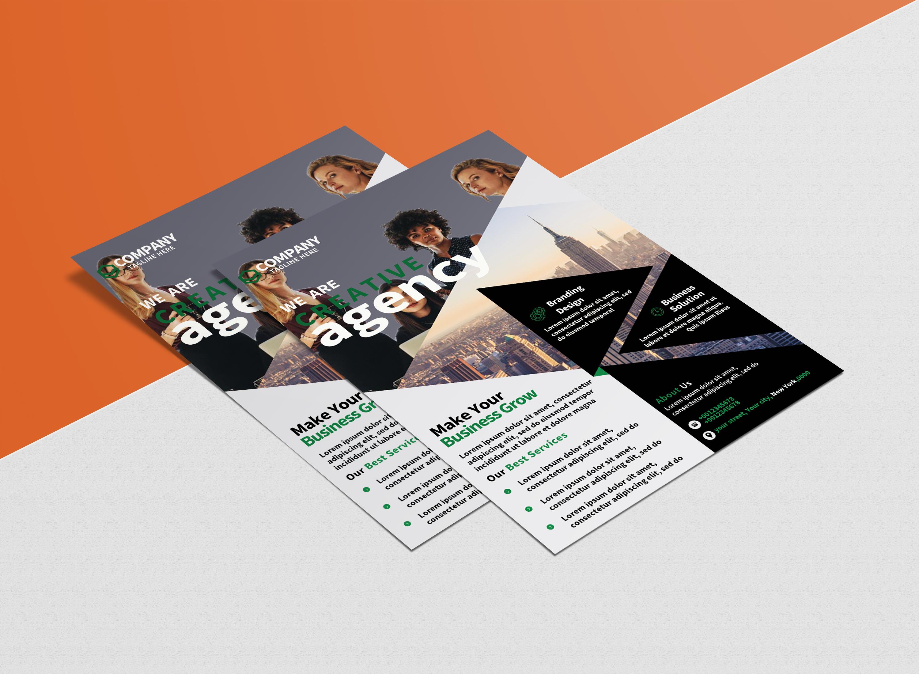 I will design creative and professional flayer design