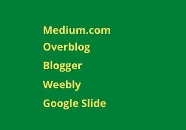 I will do high authority web2.0 backlinks