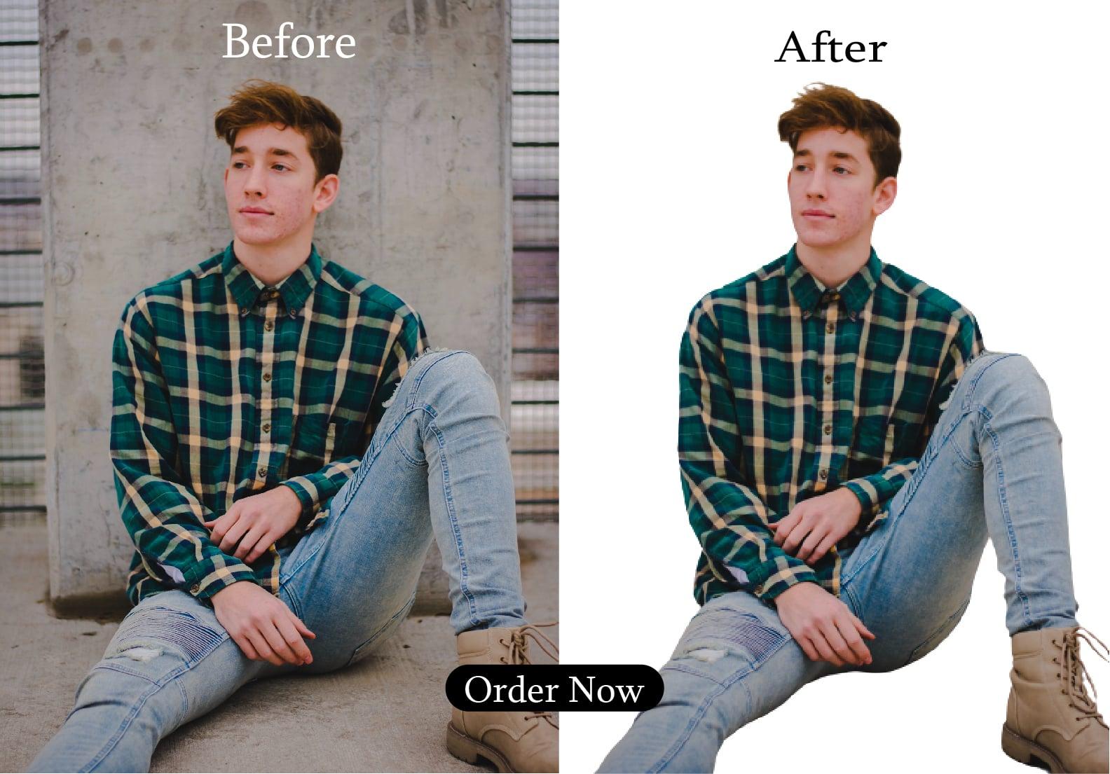 I will professionally remove background from 15 image