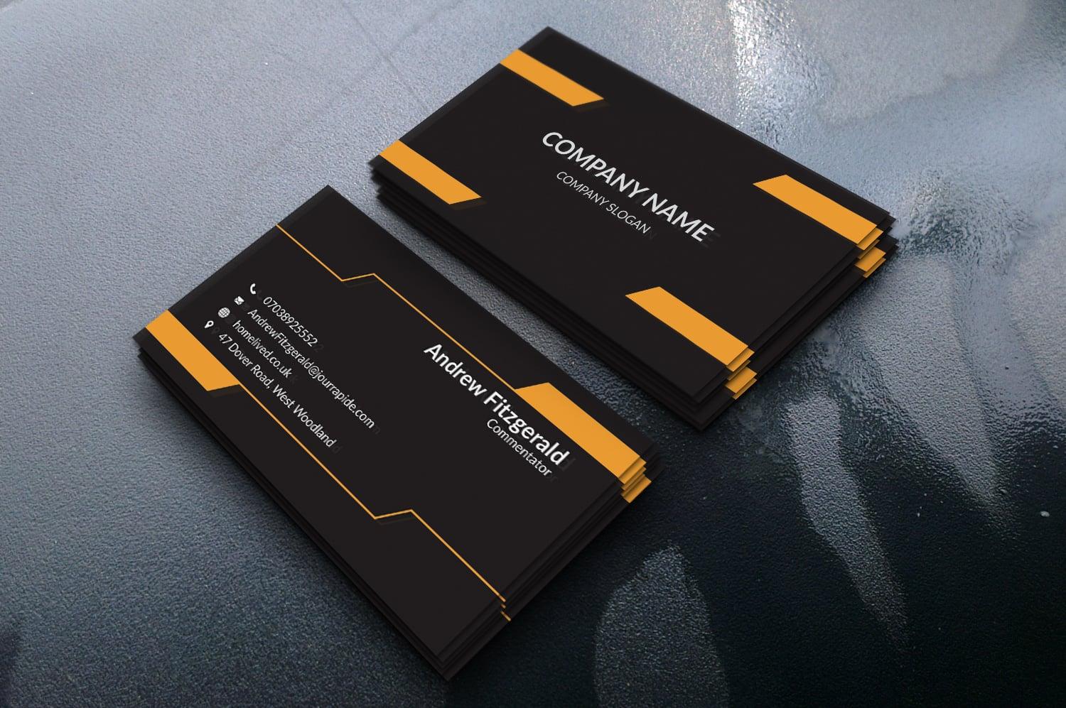 I Will Design Minimalist Business Card Within 6 Hours