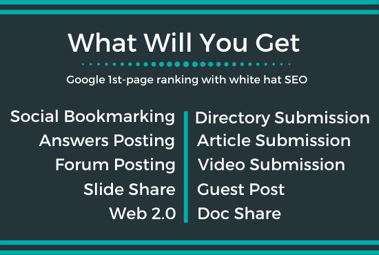 I Will Provide Best Monthly off-page SEO Service