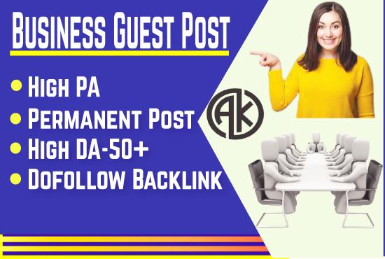 I will do most profitable business guest post
