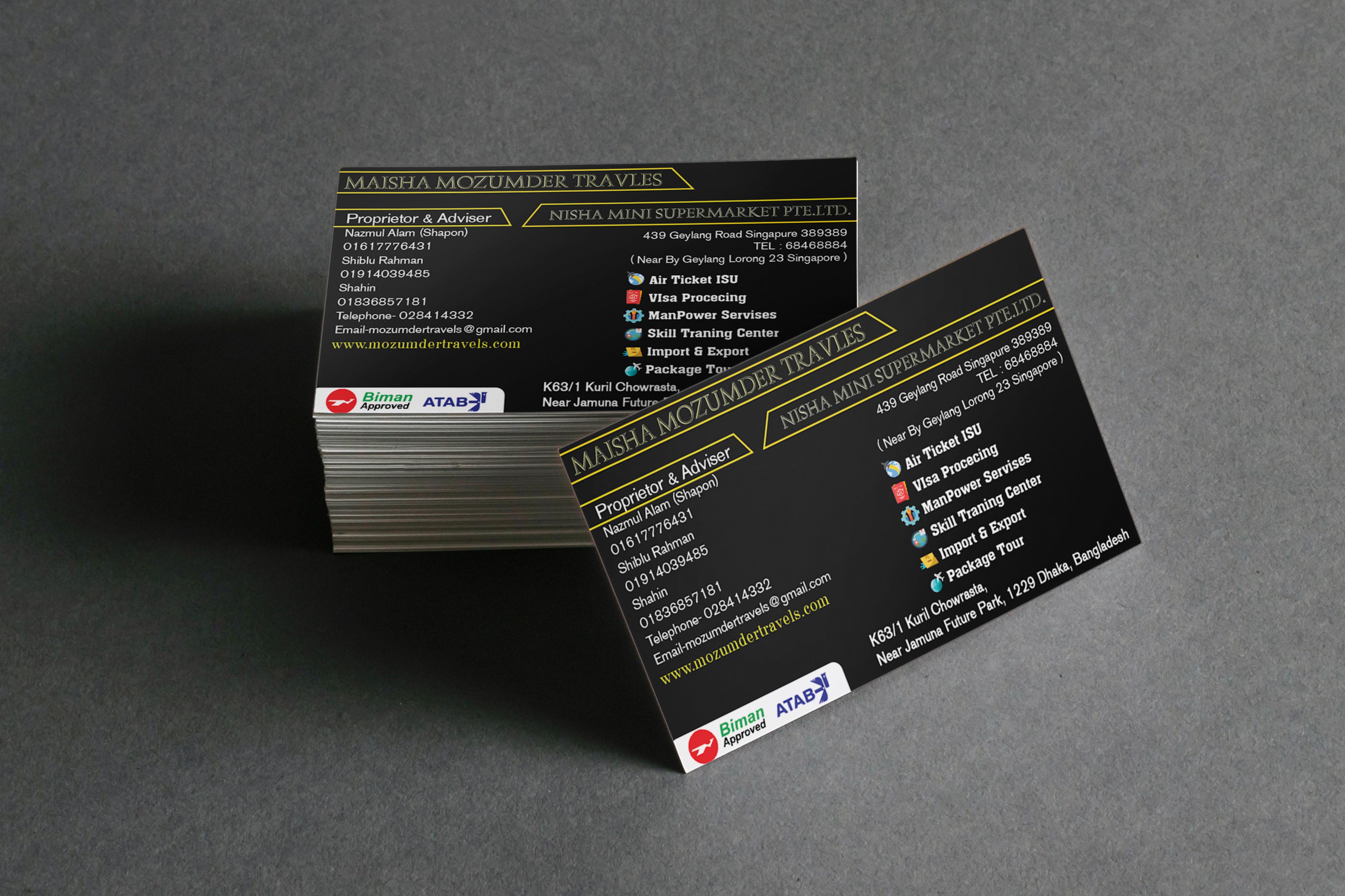 Design Business card for company 